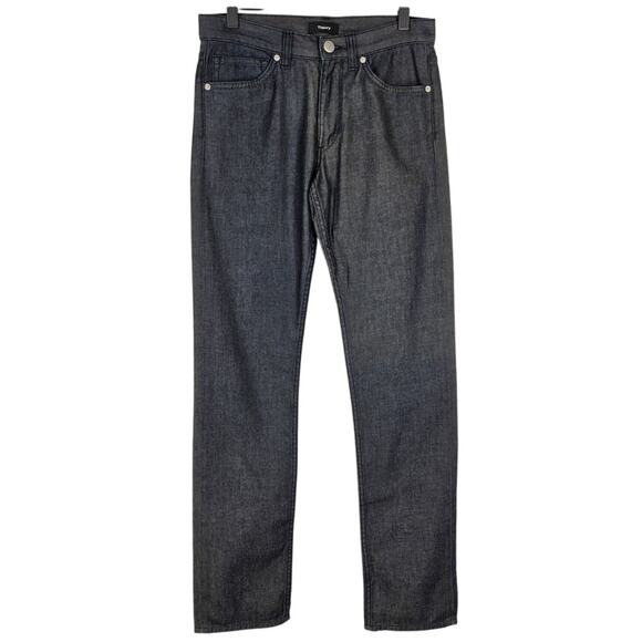 THEORY HAYDEN JE Z WASHED INDIGO LASORDA Women's Blue Jean Pant - Size 28 (NWT) - Picture 1 of 16